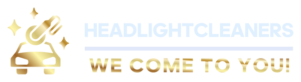 headlight cleaners mobile detailing and headlight restoration transparent logo image.